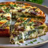 Asparagus Mushroom Frittata Sourdough