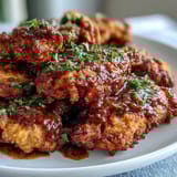 Slow Cooker Mississippi Chicken with Garlic Mashed Potatoes, a comforting Southern meal with tender shredded chicken and creamy potatoes.