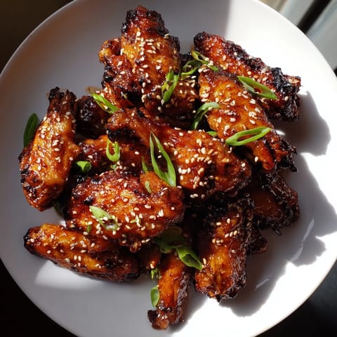 Asian sticky wings glaze