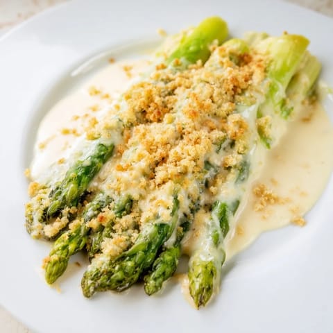 Tender Asparagus Creamy Cheese