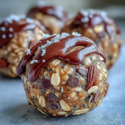 Golden Banana Chocolate Chip Energy Balls ready to grab for a healthy snack.
