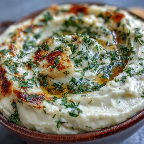 Golden roasted parsnips and onions simmered into a velvety Parsnip and Herb Soup, served with crusty artisan bread.