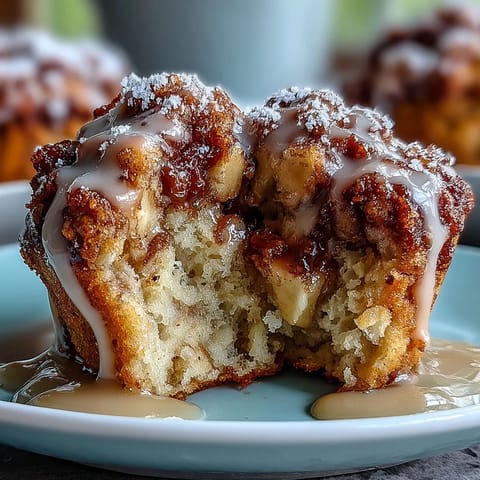 Apple Fritter Muffins