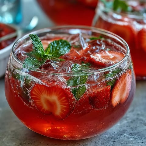 Galentines Pink Lemonade Punch