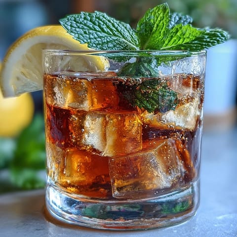 Non-alcoholic Limoncello Spritz Mocktail served in a wine glass with mint garnish and ice cubes for a festive, citrusy sip.  