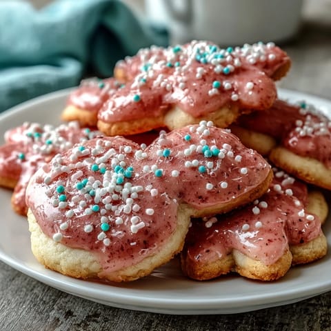 Beautiful Easter sugar cookies decorated with pastel royal icing in soft pink, yellow, and blue — perfect for spring celebrations and holiday gatherings.