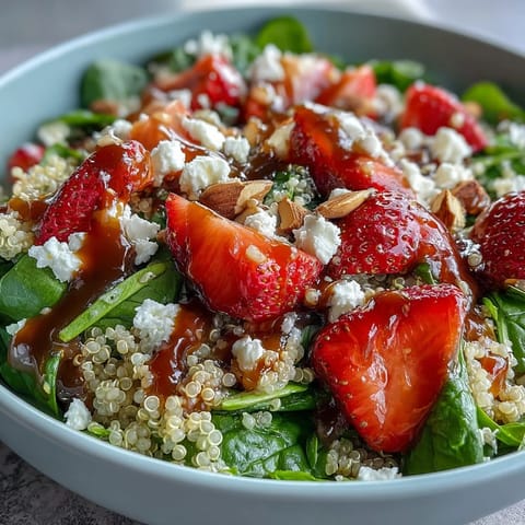 Strawberry Feta Quinoa Salad #216