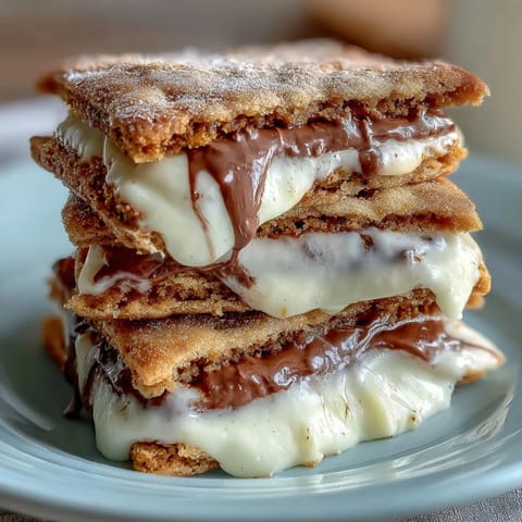 Two soft vanilla cookies with creamy filling, perfect for a sweet snack or dessert.