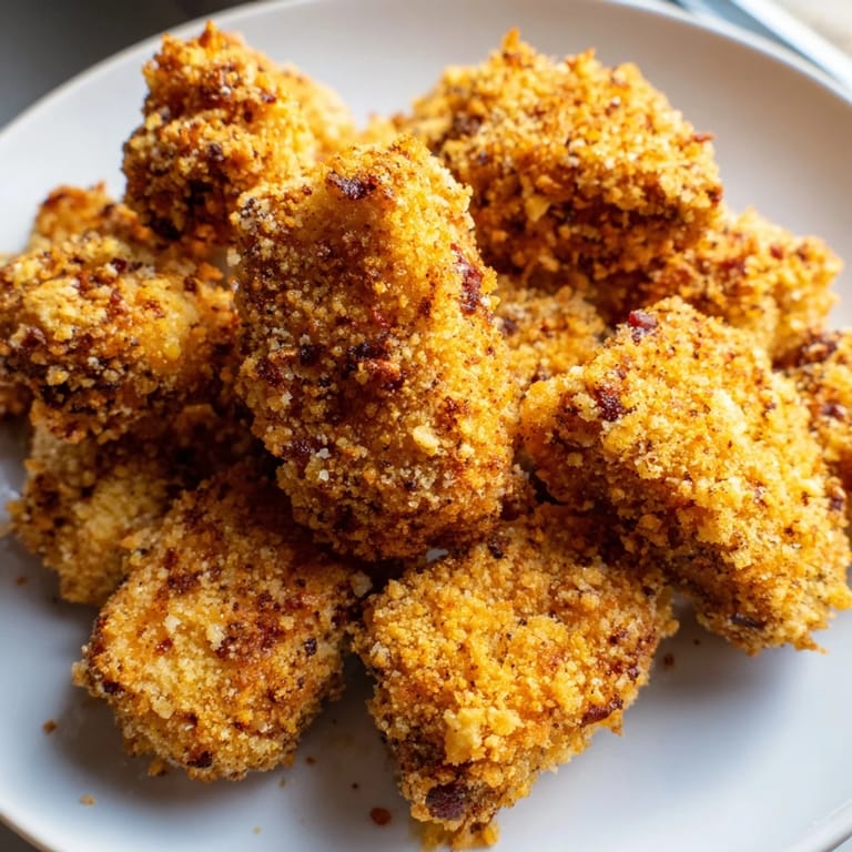Homemade Chicken Nuggets, arranged on a serving plate, perfect for a family-friendly meal or snack time.