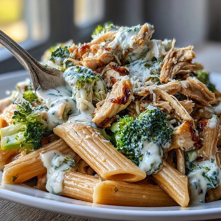 Steam rises from the skillet as parsley and black pepper finish the vibrant, cheesy pasta dish.