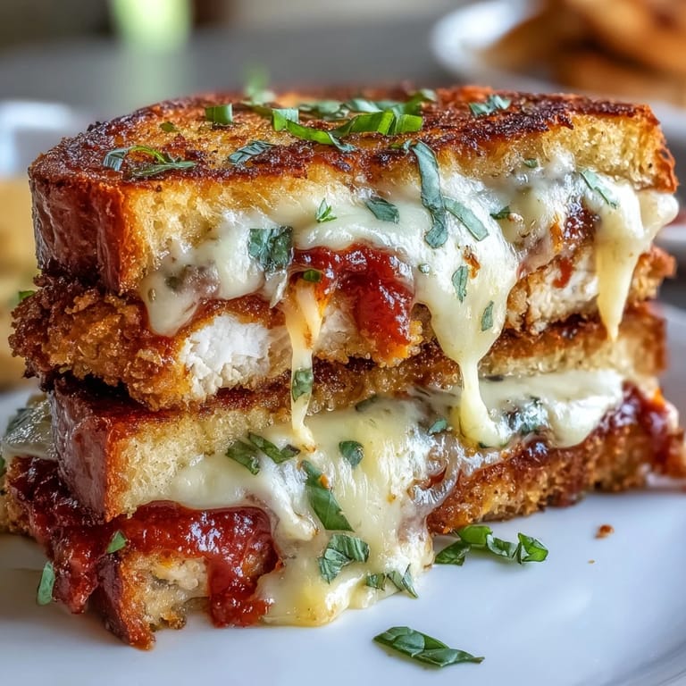 Golden fried chicken breast smothered in creamy vodka sauce and gooey cheese, served on crunchy ciabatta for a flavor-packed meal.  