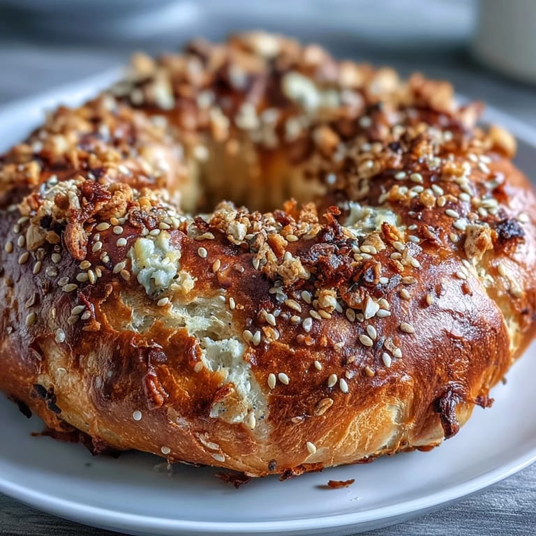 Chewy cottage cheese bagels, easy to make with just two ingredients, great for snacks.