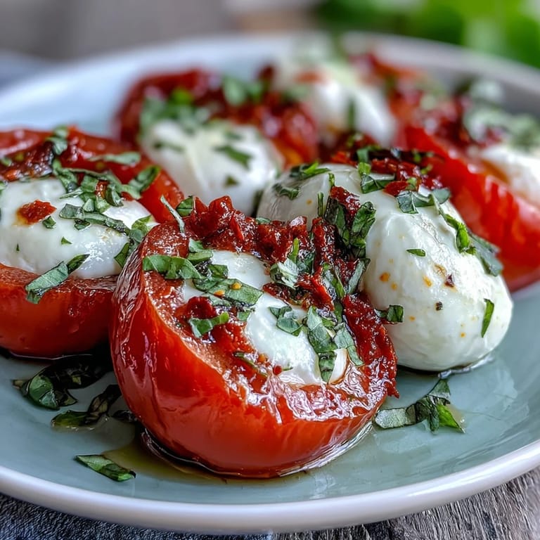 Portable Mason Jar Caprese Salad layered with fresh mozzarella, basil, and cherry tomatoes, perfect for on-the-go meals.  