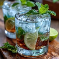 Bright and zesty Limoncello Spritz Mocktail with sparkling water and fresh lemon slices, perfect for a refreshing summer drink.  