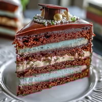 High school graduation ombre layer cake with smooth buttercream and colorful layers